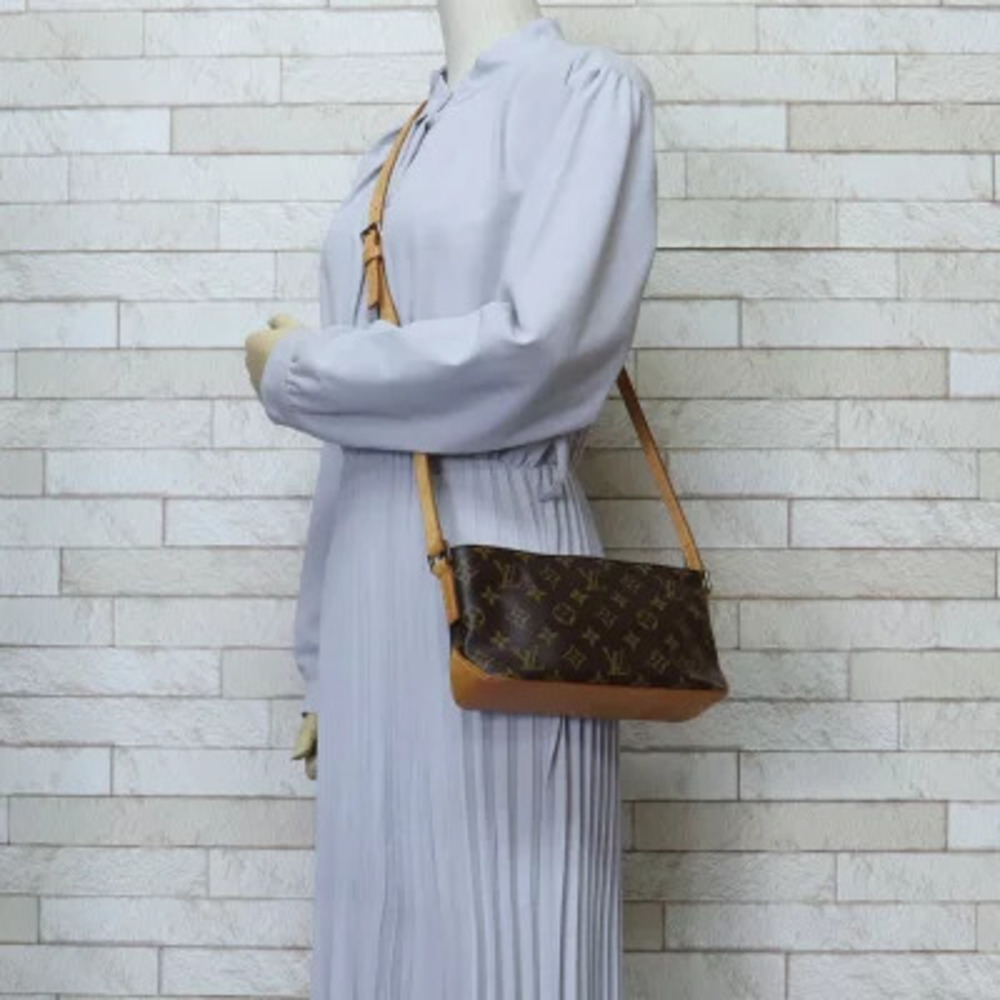 Louis Vuitton Bag Shoulder Trotteur Canvas Brown Monogram